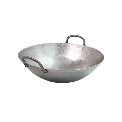 Wok tradicional chino 46 cms de diametro con asas