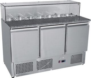 MESON SALSERO CUPULA DE VIDRIO 1.40 MTS ESL-3864 BOZZO1