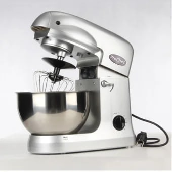 BATIDORA PLANETARIA 5 LITROS. CARCASA PLASTICA. ACCESORIOS: ESPIRAL, GLOBO Y PALETA PROCHEF1