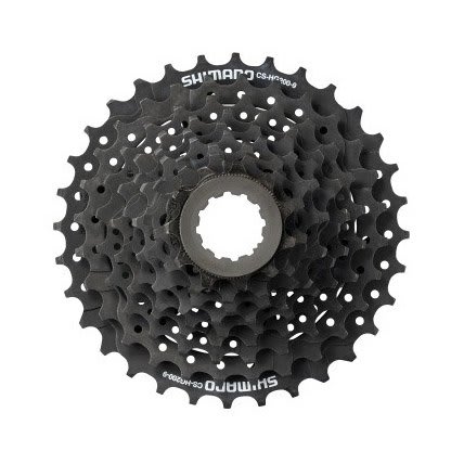 Cassette Shimano CS-HG200 8 Velocidades - 12-32 Dientes, Color Negro, Para Grupos Tourney TX