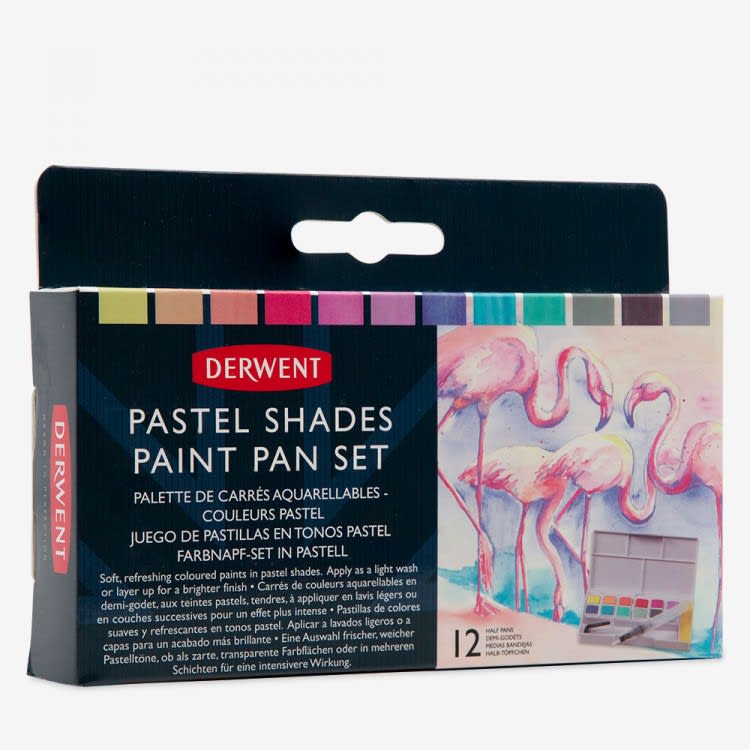 Boîte De 12 Blocs D'Encre Soluble À L'Eau Derwent Inktense Pour