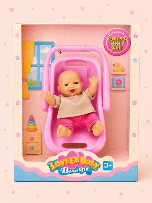 Muñeca Bebé con Sillita1