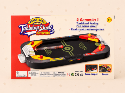 Tabletop Shoot Activate – Hockey y Fútbol de Mesa 2 en 11