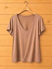 Polera cuello en V