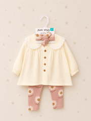 Conjunto niña rosado
