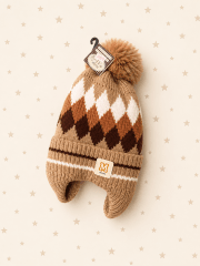 Gorro bebé rombos
