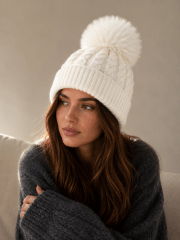 Gorro lana pompón
