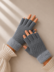 Guantes medio dedo
