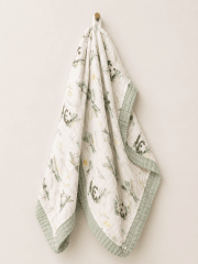 Tuto muselina algodón estampado pandas