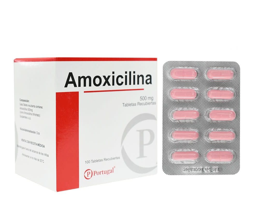 AMOXICILINA 500 MG TABLETAS CAJA X 100 UNID Boticas 60 OFF
