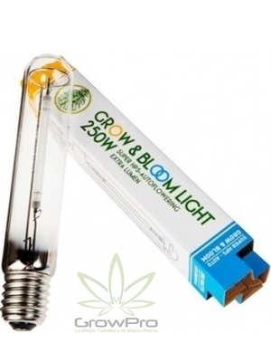 Ampolleta dual Grow & Bloom 250w (Crecimiento - Floración)1