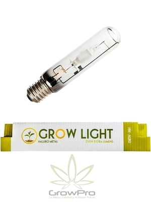 Ampolleta Haluro 250w Extra Lumen Grow Genetics (Crecimiento)1