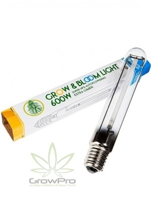Ampolleta dual  Grow & Bloom 600w (Crecimiento - Floración)1