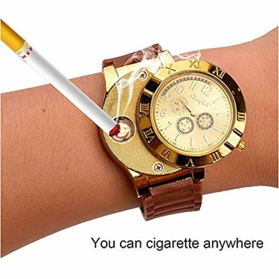 Encededor USB Reloj dorado (reloj no real)1