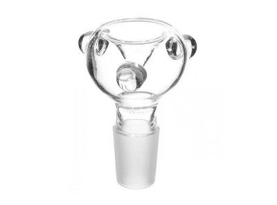Quemador Pyrex Bowl Simple transparente macho 14mm
