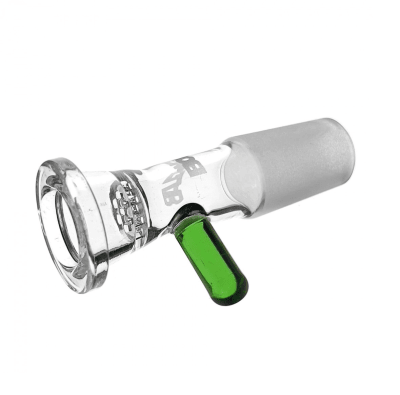 Quemador Pyrex Bowl 18mm Bonglab macho c/ rejilla honey y manilla colores1