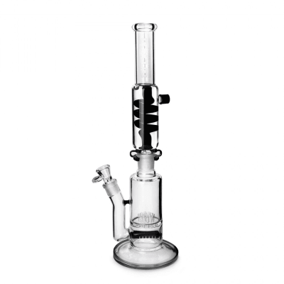 Bong Pyrex 47cm Bonglab Glycerin Black Ice1