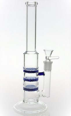 Bong pyrex 28cm D&K triple honeycomb1