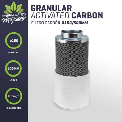 Filtro de Carbon Garden High Pro 150mm x 460m31