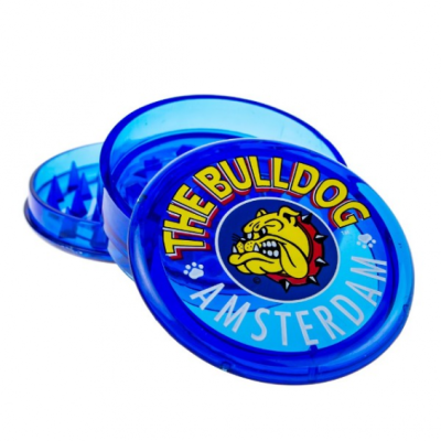 Moledor Plastico mediano 2pts bulldog azul1