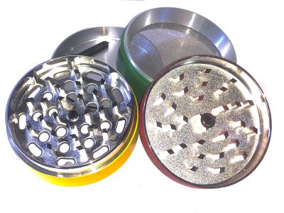 Moledor metal 62mm 4pts Rasta Hoja Weed1