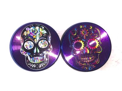 Moledor Metal 40mm 3pts tornasol calavera color2