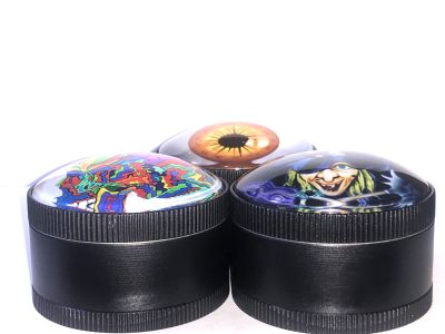 Moledor metal 40mm 3pts negro hoja weed verde2