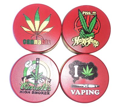 Moledor metal 40mm 4pts Rasta Diseño2