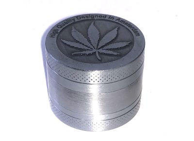 Moledor metal 30mm 3pts grafito/dorado hoja weed1