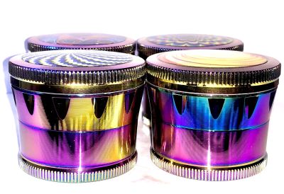 Moledor metal 50mm 4pts tornasol diseños psicodelicos1