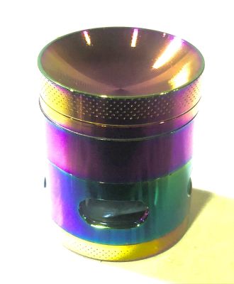 Moledor Metal 40mm 4pts tornasol concavo con ventanillas