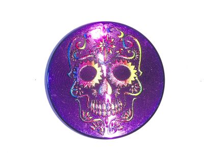 Moledor Metal 40mm 4pts tornasol calavera color1