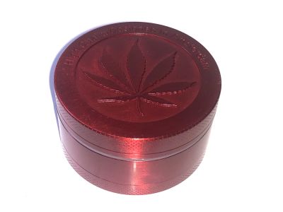 Moledor metal 50mm 3pts Rojo hoja weed1