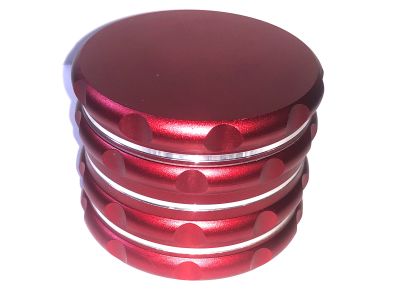 Moledor metal 62mm 4pts Negro bordes plateados sin hilos1