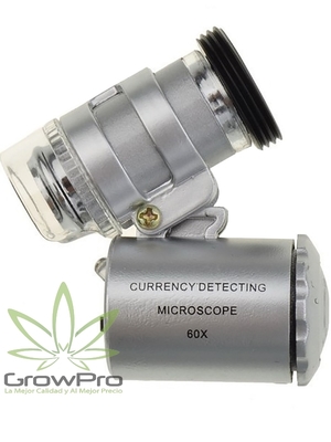 Lupa 60X con Clip y Led1