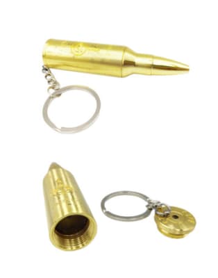 Pipa Metal Bala Grande llavero1