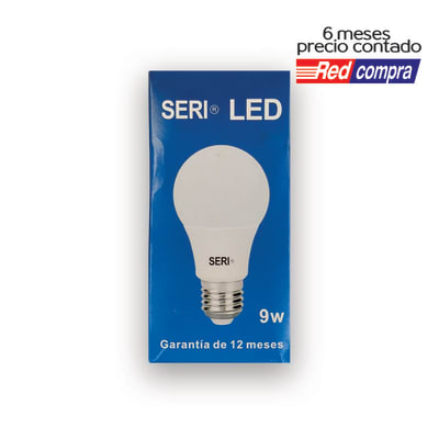AMPOLLETA LED 9W 6500K E27
