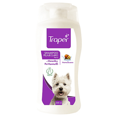 Traper shampoo pelaje claro1