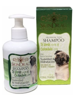 skindrag shampoo te verde y calendula