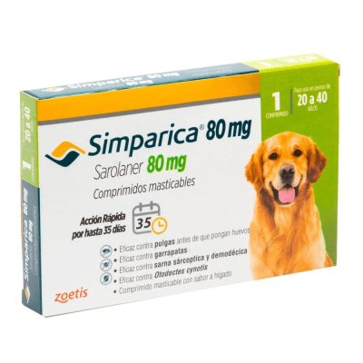 SIMPARICA 20 A 40KG