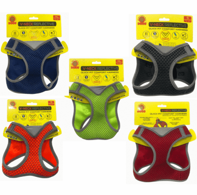 doco arnes v-neck reflective rojo1