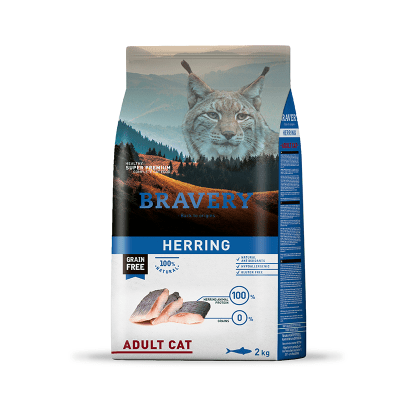 Bravery herring adult cat 2kg1