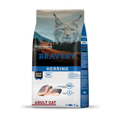 Bravery herring adult cat 7kg1