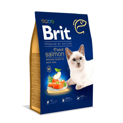 brit premium adult cat salmon