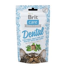 brit care dental functional snack for cats