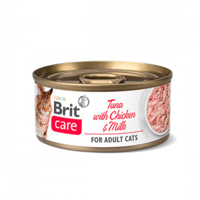 brit care cat tuna with chicken and milk