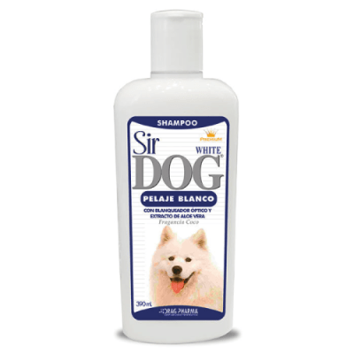 Shampoo sir dog pelaje blanco 390 ml