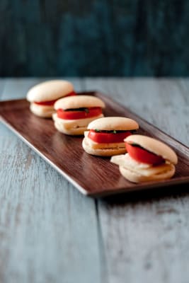Tapaditos Queso Cabra-Tomate