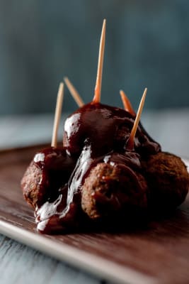 Pincho Bolita Carne con BBQ