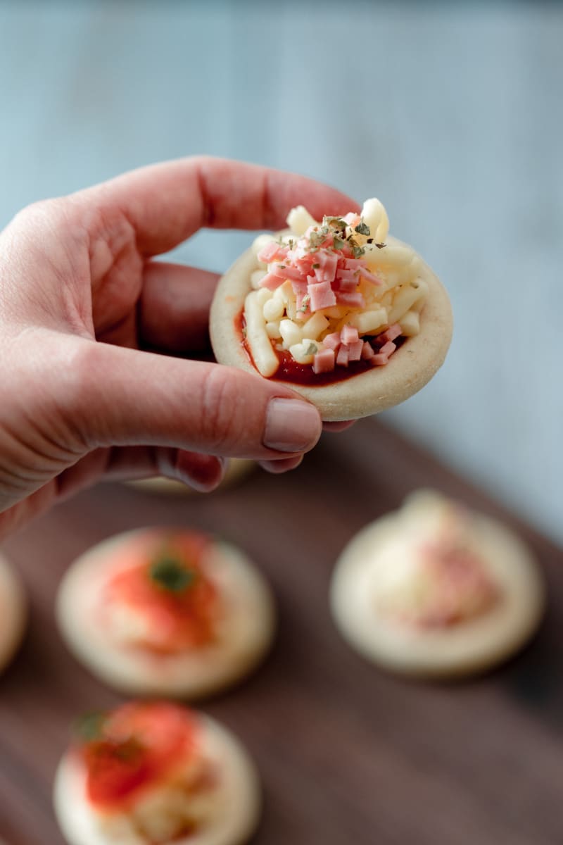 Mini Pizzas Jamón3